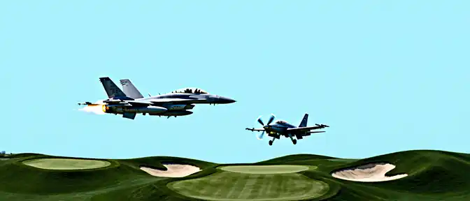 Воздушный перехват над Нью-Джерси: истребители F-16 пресекли нарушение полетов в небе над гольф-клубом Трампа