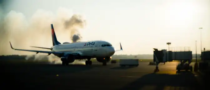 Тревожное утро в Атланте: самолет Delta экстренно вернулся на взлетную полосу из-за дыма в кабине